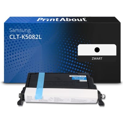 PrintAbout huismerk Toner CLT-K5082L (SU188A) Zwart Hoge capaciteit Geschikt voor Samsung