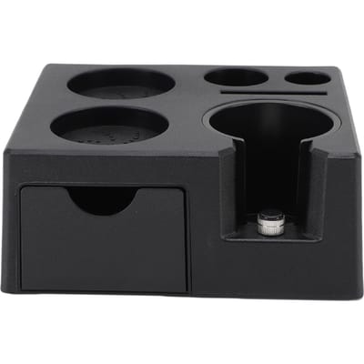 Koffie Tamper Station ABS Koffie Organizer voor Opslag 49mm 51mm 53mm 58mm Distributeur Portafilter black