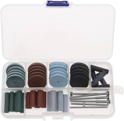 aladdien - Polijsten Wielen Kit - 46Pcs Polijsten Wielen - Geschikt voor Sieraden Maken - Houten Bewerkingen - Ideaal voor Hobbyisten