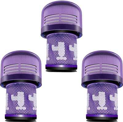 Dyson V12 Filterset (3 Stuks, Plus.Parts® alternatief voor 971517-01)