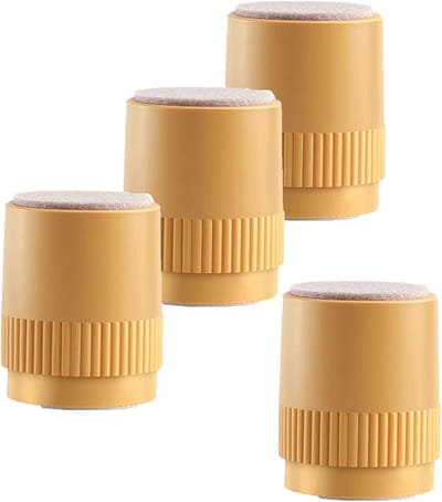 Verstelbare Tafelpoten - Meubelpoten Bankpoten - Meubels Verhogen - Robuuste Constructie - 75mm - Houtkleur