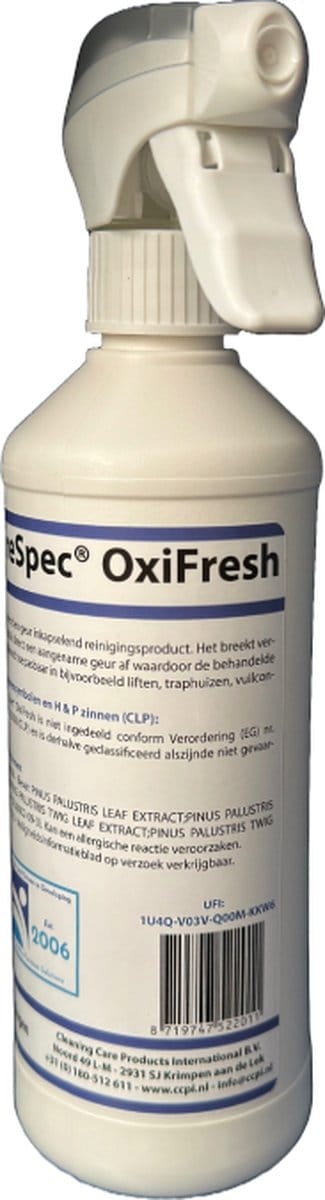 CCPI - PreSpec® OxiFresh - Geur Inkapselend Reinigingsproduct - 500 ml