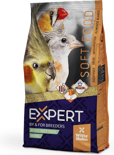Witte Molen - Binnenvogelvoer - Vogel - Expert Zachtvoer Kruiden 1kg - 1st