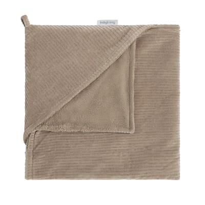Baby's Only Wikkeldeken - Omslagdoek baby Sense - Teddy voering - Clay - 75x75 cm - Geschikt voor drie- en vijfpuntsgordel