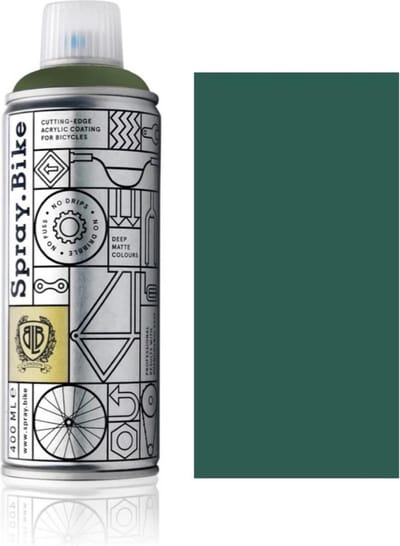 Spray.Bike Donkergroene Fietsverf - Poedercoating voor fiets frames - 400ml