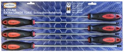 Extra lange Schroevendraaierset TORX 6-dlg.