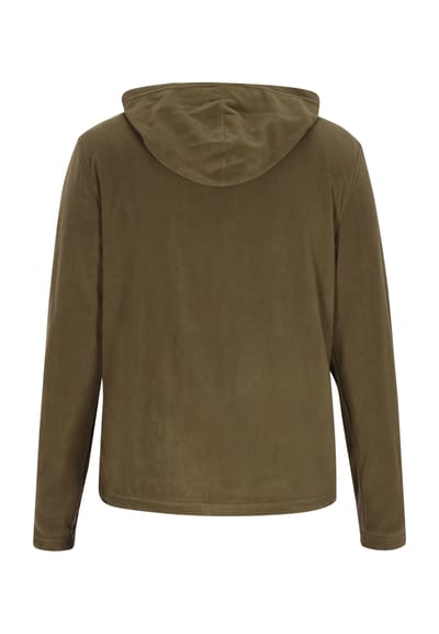 Mo Fleece jas Heren kaki