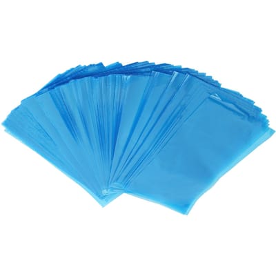 250 pièces Sacs de Bouteille de Lavage de Tatouage Jetables Épaissir Imperméable Antistatique Bouteille à Presser pour Tatouage blue