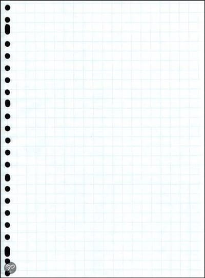 Benza - Ringbandblok, Wiskundepapier Ruit 10 mm A4 - 23 ringen