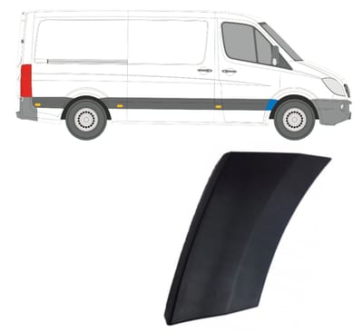 Spatbord sierlijst wielkast voor Mercedes Sprinter 2006-2018 / Rechts
