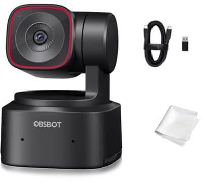 4K PTZ Webcam met AI Tracking en Microfoon - Geschikt voor Conferenties en Streaming