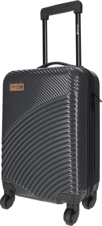 Nörlander Handbagage koffer 21L - Handbagage Trolley - Duurzaam Tarwestro - 33 x 23 x 53 cm - Grijs