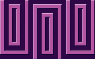 Poster | Roze , Zwart | 104 x 70,5 cm