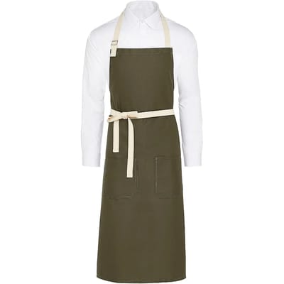 Contrasterend verzorgschort met pocket SG Accessories Bistro Santorini