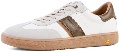 camel active Sneakers met kleurrijke designelementen - Maat menswear-40 - Wit