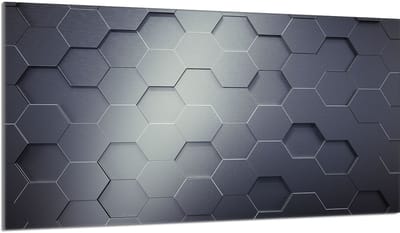 TMK ArtDeko - Serie - Glazen Beschermplaat voor Fornuis - 90x52 cm - Veelzijdig Gebruik