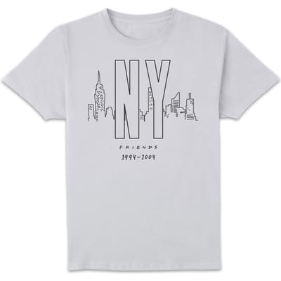Friends NY Skyline t-shirt - Wit - 3XL