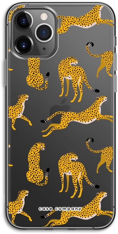 Case Company® - Hoesje geschikt voor iPhone 11 Pro hoesje - Luipaard - Soft Cover Telefoonhoesje - Bescherming aan alle Kanten en Schermrand