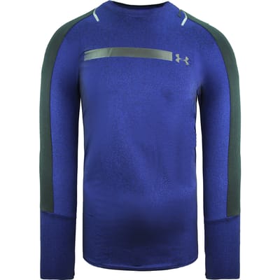 Under Armour HeatGear Fitted Top Lange Mouw Navy Heren Training Top 1306386 574