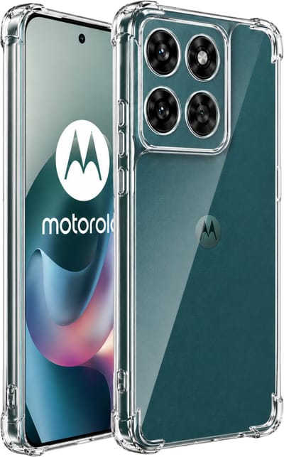 Hoesje geschikt voor Motorola G67 / G77 backcover Shockproof siliconen Transparant