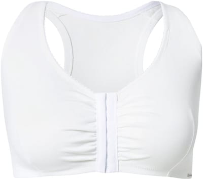 Ulla Popken - Dames - Bustier borstvoedingsbeha voorsluiting - Sneeuwwit - Maat 95D