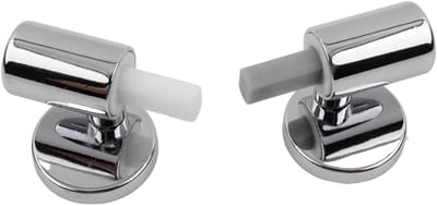 1 Set - Toiletbril Scharnier - Vervangende scharnieren - Vertragend scharnier - Zinklegering - Zilver - 5.8*3.62cm - WC-bril Scharnieren - WC-bril bevestigingsset - Voor badkamer toilet deksel, huishoudelijke apparaten deksel - Scharnier Vervangset