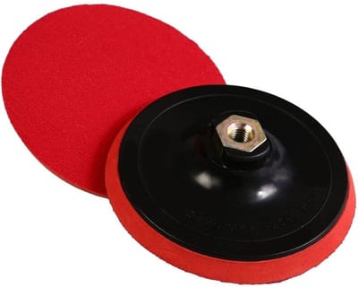 Steunplaatgeschikt voor polijstmachine, 125 mm premium motorkapsteunplaat (M10)