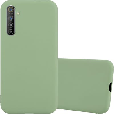 Cadorabo Hoesje geschikt voor Realme X2 / XT / Oppo K5 in CANDY PASTEL GROEN - Beschermhoes gemaakt van flexibel TPU silicone Case Cover