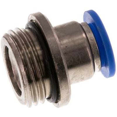 10mm x G1/2'' Messing/PA 66 Insteekfitting Buitendraad Binnenzeskant NBR [2 Stuks]