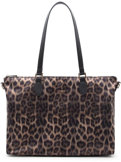 L.CREDI handtas schoudertas Salena Handtasche Braun / Mix bruine