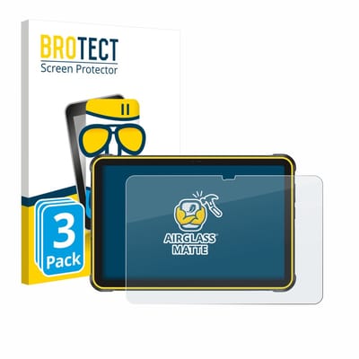 BROTECT - Screenprotector voor Ulefone RugKing Pad 2 Pro - Folie Beschermfolie Beschermglas matte 3 Stuks