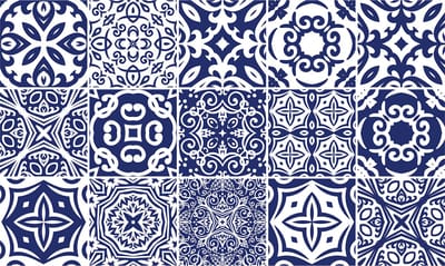 Plaktegels - Zelfklevende Tegels - 15x15 cm - Ulticool - Nederland Blauw Wit - Decoratie Sticker Tegels - 15 stuks Plakfolie Tegelstickers - Sticktiles Muurstickers Woonkamer - Badkamer - Keuken