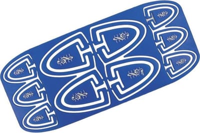 Break-Away-Clips Vioolsleutel Blauw