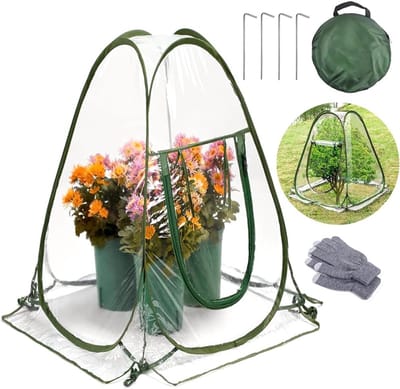 Kleine Pop-Up Kas voor Planten en Groenten | Vorstbescherming Tuin