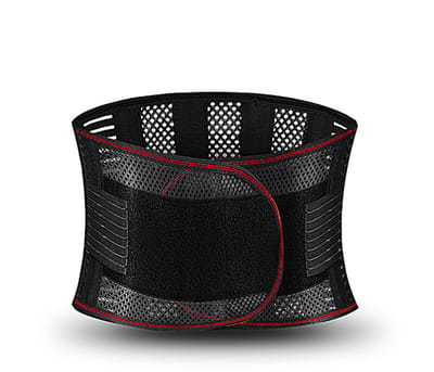 Rugbrace - Rugcorrector - Onderrug - Rugsteun - Maat XL - Tegen rugpijn - Zwart - Jonyx