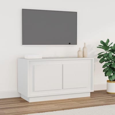 Tv-kast - Tv meubel - Woonkamer Inrichten - Grote Opbergruimte - 80 x 35 x 45 cm - Wit
