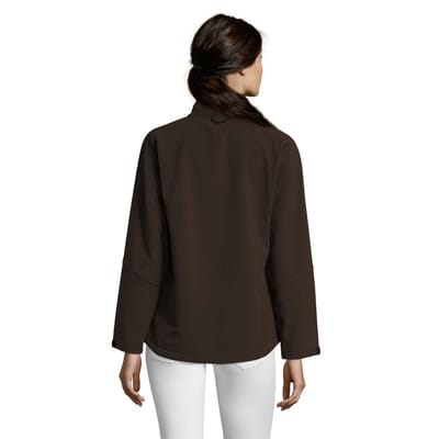SOLS Dames/Dames Roxy Soft Shell Jas (Donkere chocolade)