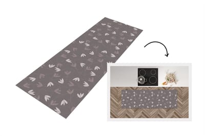 Keukenloper - Loper keuken - Patronen - Tulpen - Minimalistisch - 150x50 cm - Keukenloper vinyl