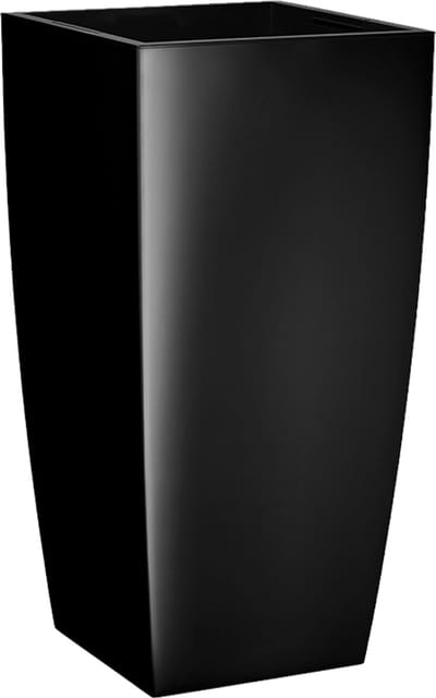 Elezza Infinity Bloempot L35 x B35 x H70 cm - Zwart