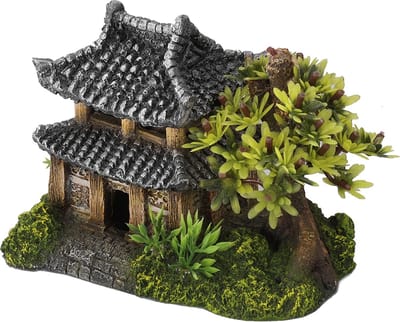Aqua Della - Aquariumdecoratie - Vissen - Asian House 14x9x10cm - 1st