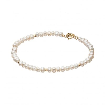 Jackie Pearl potion Bracelet 14 Karaat Goud 16