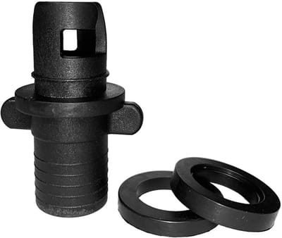 Store_8 - Inflatable Boot Pomp - H-R Ventiel Adapter - Hoogwaardige PVC Slangadapter - 4 Stuks - Geschikt voor Boot - Voor Diverse Ventielen - Zwart
