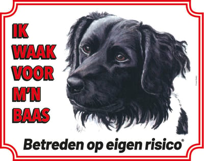 Friese Stabij Waakbord - Ik waak voor mijn baas