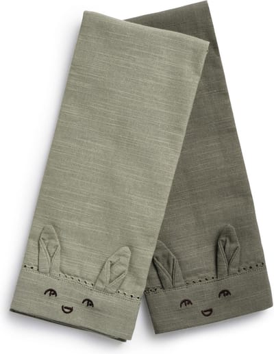 Elodie - stoffen servetten - Baby - 2 stuks - Mineral Green