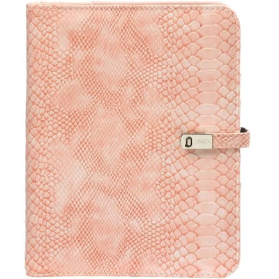 1011-68 A5 Bindmiddel Croco Roze 1 week per 2 paginas 2026-2027-2028