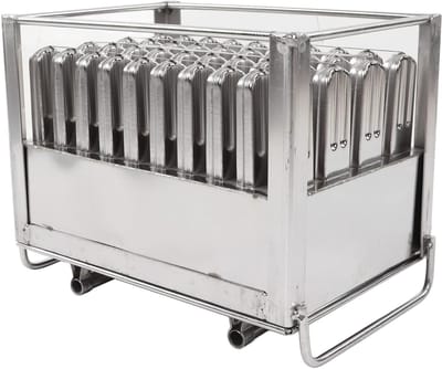 Duurzame en Veilige IJsblokjes Mal van RVS voor Thuis, Keuken en Dessertwinkels - Perfect voor DIY IJscreaties