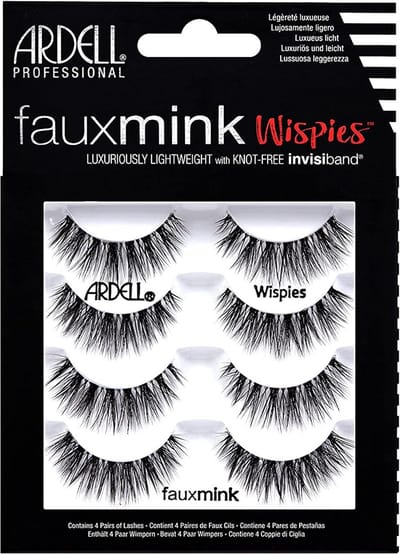 Niet-geteste Wimpers Set van 4, Natuurlijke Look