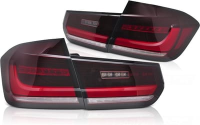 BMW F30 Sedan Design LED Achterlichten | Rood-Wit | Dynamische Indicators