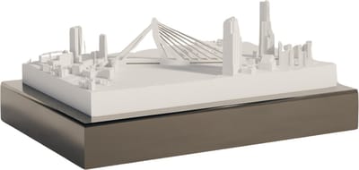 Fiastra 3D Stadslandschap Rotterdam - Cityframe - 150 x 100 mm - Souvenir