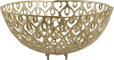 Light&living Schaal Ø45x22 cm GALUXA antiek goud
